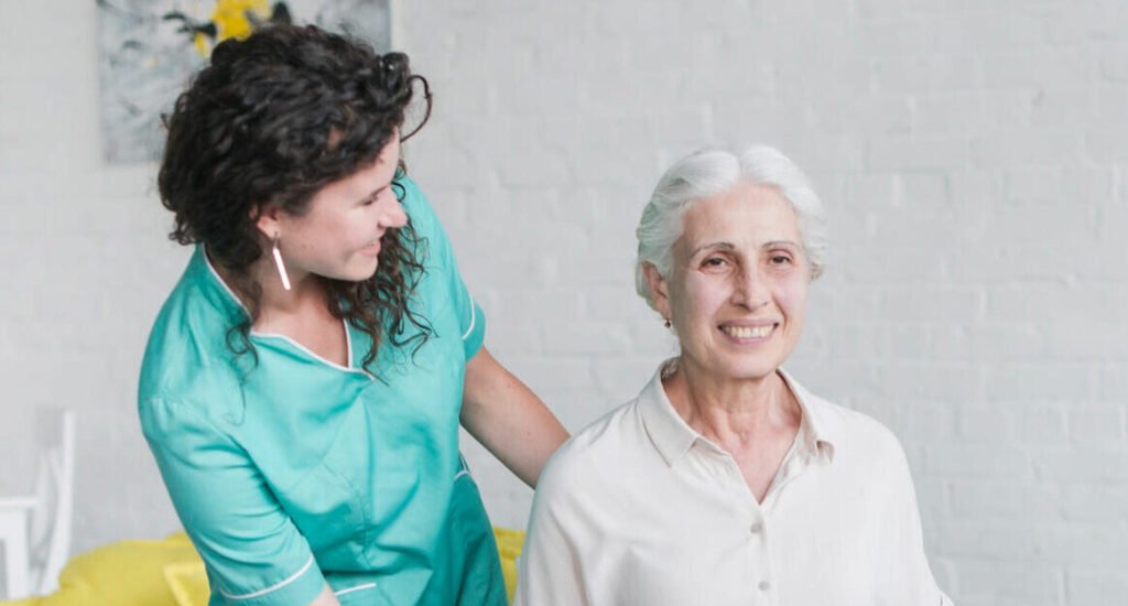 personal home care in scottsdale caregiver with woman